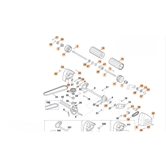 STIHL  Zestaw modyfikacyjny napędu 6375 007 1096
